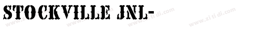 Stockville JNL字体转换